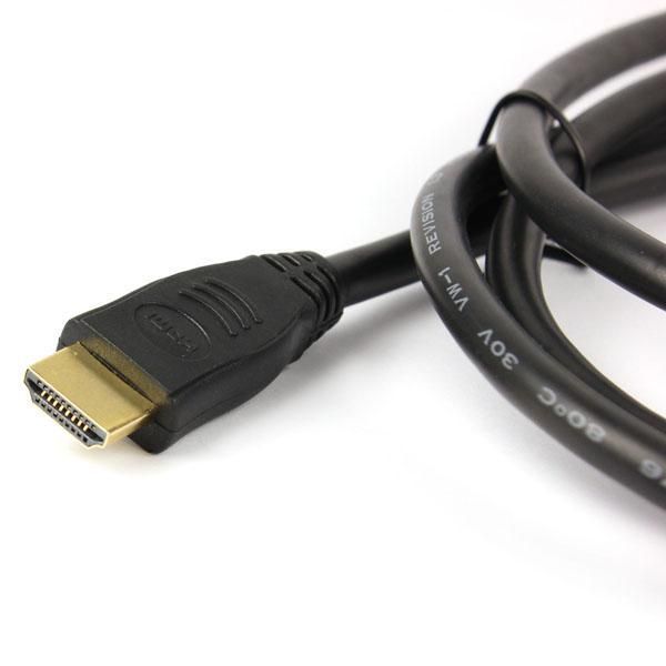 Кабель HDMI &mdash; HDMI (тато-тато) 1.8 м DVD PS3 HDTV Xbox LCD HD TV 1080P золотое напилення РОЗПРОДАЖА 0127 фото