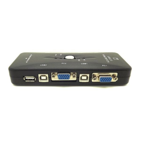 KVM-41UA КВМ перемикач switch 4 port VGA USB свіч управління 4 компами remote administrator 0638 фото