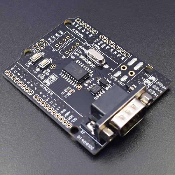 V3.0 MCP2515 CAN 2.0 шилд SPI (9 Pin SUB-D) UART IIC LED CAN BUS контроллер (5V) Controller Shield 4502-2 фото