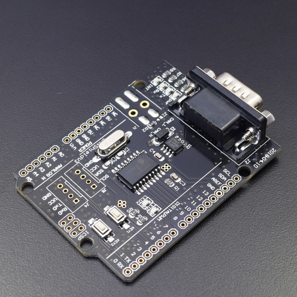 V3.0 MCP2515 CAN 2.0 шилд SPI (9 Pin SUB-D) UART IIC LED CAN BUS контроллер (5V) Controller Shield 4502-2 фото