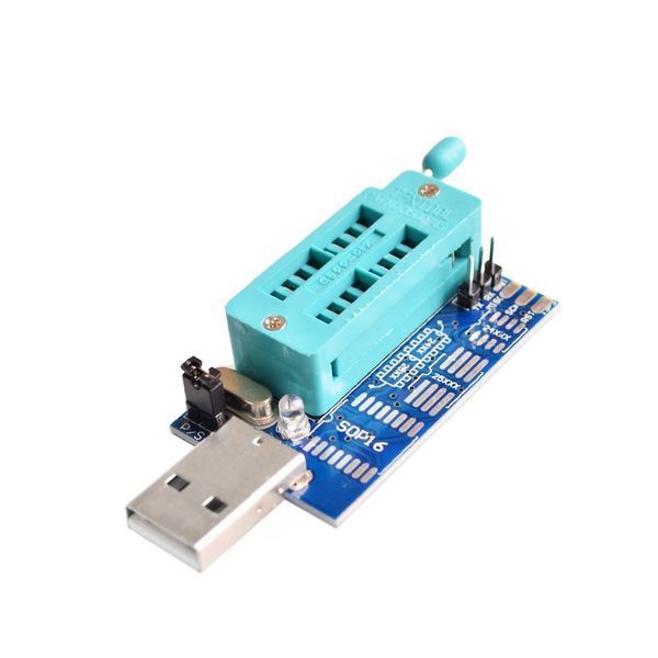 Программатор USB 24, 25 Series EEPROM SPI FLASH (CH341A) MX25L6405&nbsp;W25Q64&nbsp;Bios Board 3519 фото
