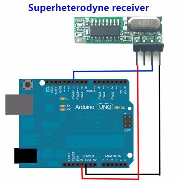 RX470С-4 v01 оновлена версія бездротового модуля WL101-341 Superheterodyne 433 mhz (приймач) 6118 фото