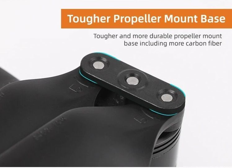 9453F Пропелери DJI Mavic 3 (Pro / Classic) Quick Release (4 шт) СРІБНИЙ наконечник лопаті гвинт тихохід низький рівень шуму 7474 фото