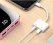 Переходник iPhone Lightning - зарядка + наушники 3.5 мм 4 pin (под гарнитуру AUX Jack) Headphone iPhone 14 13 12 11 Pro Переходник Lightning / 3.5мм + Lightning предназначен для телефонов iPhone моделей 14 13 12 11 Pro  5314-2 фото 3