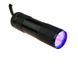 Фонарь UV ультра-фиолет 9LED детектор валют +сушка для лака 3572 фото 4