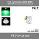 T4.7 Led Canbus (3030 SMD) ЗЕЛЕНИЙ світлодіод автомобільний, (1 шт.) світлодіод панель приладів підсвітка 8300 фото 1