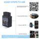 ELM327 v1.5 (бездров Bluetooth) Pic18f25k80 OBDII OBD2 інтерфес під'єднання до ПК автосканер адаптер діагностик 6545 фото 6