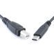 Кабель для подключения телефона/компьютера к принтеру USB type-C (папа) - USB B (мама) 5979 фото 4