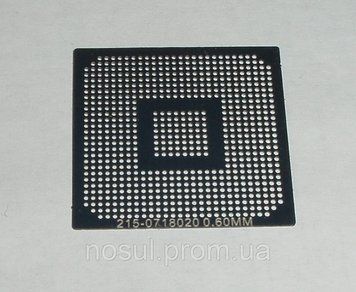 BGA шаблоны ATI 0.6 mm 215-0718020 трафареты для реболла реболинг набор восстановление пайка ремонт прямого на 4117 фото