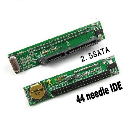 Адаптер IDE 44 pin (тато) &mdash; SATA 2.5-3.5 мама. Цей адаптер дає змогу під'єднати 2.5 (3.5) SATA HDD у старих 0546 фото