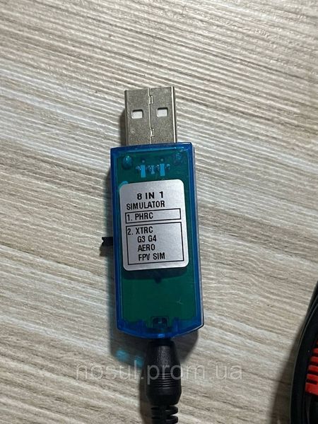 RC Flight Simulator v2.0 8 in 1 Fly Simulation USB Cable PHRC XTR Phoenix 5.0/4.0/3.0/2.5/1.0 RealFlight G4/G3 5292-2 фото