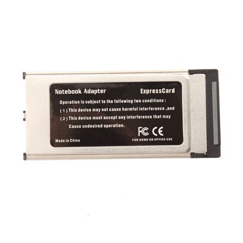 Адаптер AKE ExpressCard 3454 - USB 3.0 (2 port) NEC UPD720202 chip 5 Gbps 2372 фото