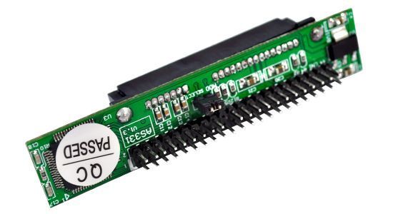 Адаптер IDE 44 pin (тато) &mdash; SATA 2.5-3.5 мама. Цей адаптер дає змогу під'єднати 2.5 (3.5) SATA HDD у старих 0546 фото