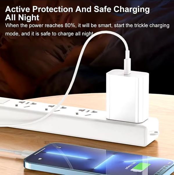 Кабель PD USB Fast Charging Type-C - Lighting (2 м) 30W Cable For Apple iPhone/iPad/iPod 13 12 11 14 Pro Max X 8016 фото