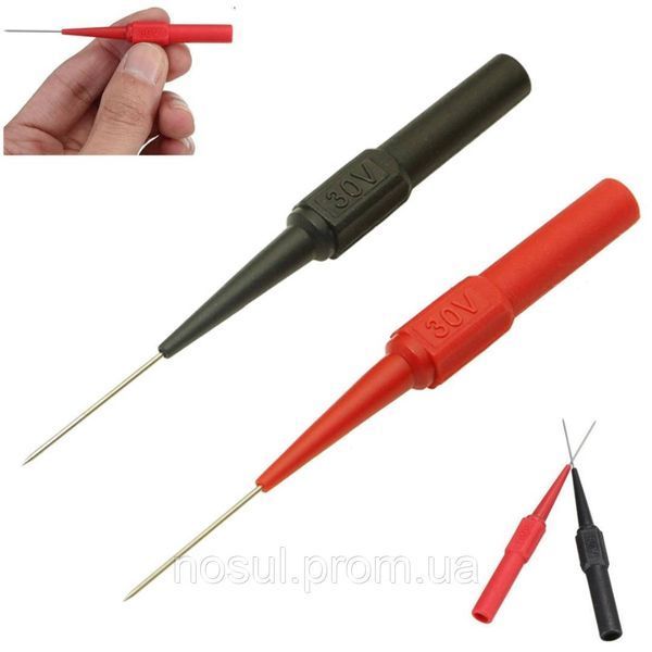 Наконечники / иглы 30V/1A (79 cм) для щупов измерительные остроконечные для тестера осциллографа, 2 шт 6001 фото