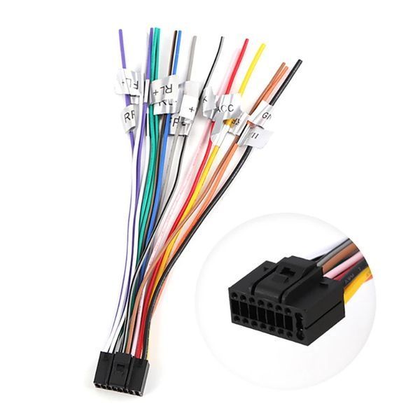 Перехідник Alpine ACV 16-pin (без вихідної колодки) для автомагнітол Alpine JVC Radio CD DVD Audio Stereo CDA- 7586-2 фото
