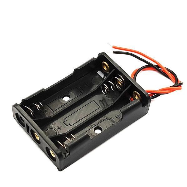 Держатель холдер для трех батарей ААА под зарядку Battery 1,5*3=4,5V (x3) 3718-3 фото