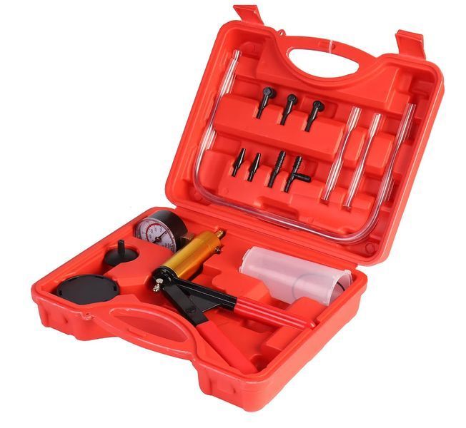 Набор для прокачки тормозной системы Manual Brake Bleeder Vacuum Pump Kit Vacuum Pistol Pump Ручной вакуумный 8032 фото
