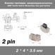 Кнопка 2*4*3.5 мм 2x4x3.5 мм тактова мікроперемикач SMD Switch Momentary Tact pushult36 клавіша 4526 фото 1