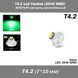 T4.2 Led Canbus (3030 SMD) ЗЕЛЕНИЙ світлодіод автомобільний, (1 шт.) світлодіод панель приладів підсвітка 8299 фото 1