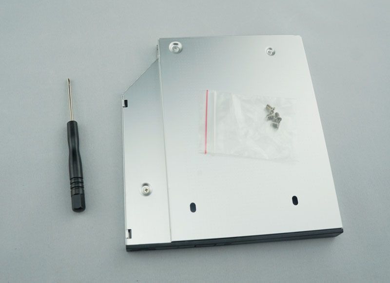 Адаптер caddy заміна SATA HDD SSD 12.7 мм CD DVD (ставимо ССД замість ДВД приводу ноутбука) кадді кишеня Slimlin 0600 фото