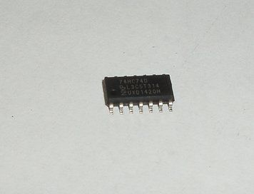 NXP 74HC74D мікросхема подвійний тригер D-типу [SO-14] SOIC14 Semiconductors 4846 фото