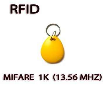 Tecsar NFC таблетка брелок (ЖЕЛТИЙ) RFID 13.56mhz Mifare 1k 13.56 MHz&nbsp;ISO14443А контроль доступу термінал домофон проїзного паркування 5763-5 фото