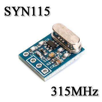 SYN115 315MHz 9.84375 беспроводный модуль передатчик трансмиттер ARDUINO wireless Transmitter Module ASKOOK Bo 5838 фото