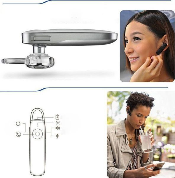 M165 блютуз гарнітура Bluetooth Stereo Earphone Microphone 3892 фото