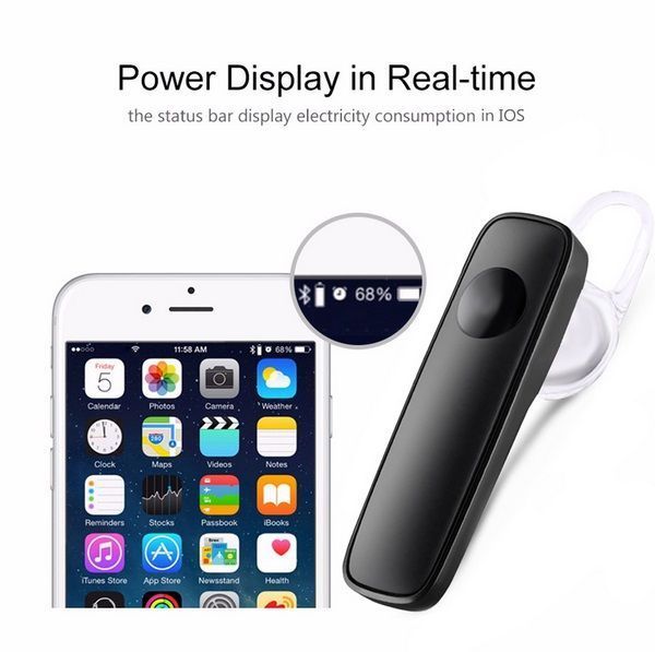 M165 блютуз гарнітура Bluetooth Stereo Earphone Microphone 3892 фото