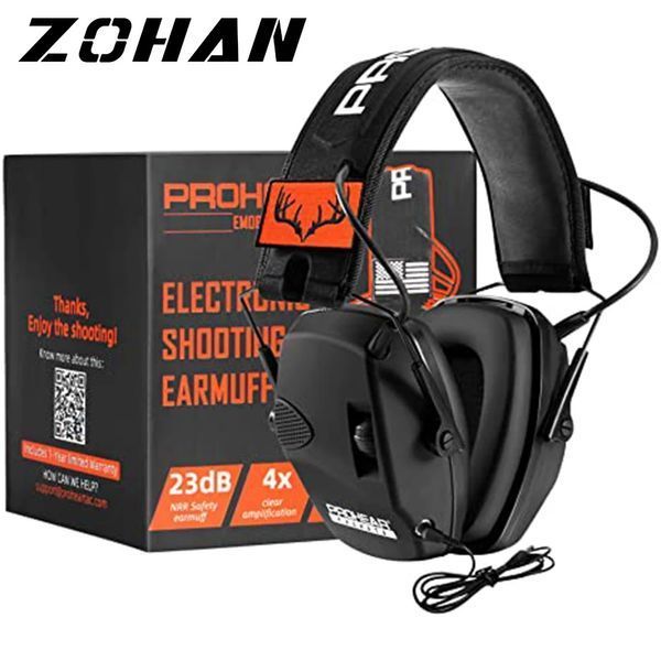 Наушники тактические ZOHAN PROHEAR Machete 066 Black (EM026)  Ear Protection Electronic Hearing Protection Sparta Active Protector  Наушники с активным шумодавом Zohan PROHEAR Machete 066 Black предназначены для автоматического блокирования звука с уровне 6667 фото