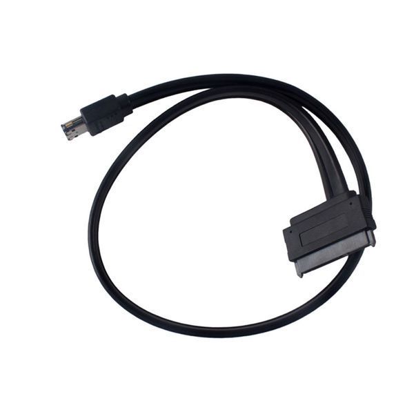 Адаптер eSATA (Power eSATA + USB) -> SATA (22 pin) Кабель перехідник есата юсб на серіал Serial ATA для жорстких дисків 2.5" комбо 3230 фото