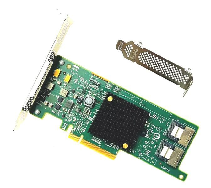 RAID SAS/SATA/SSD контроллер LSI 9207-8i 6Gbs HBA P20 IT Mode For ZFS FreeNAS unRAID Controller Card Expander 8030 фото