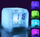 Часы будильник LED переливающиеся 7 цветов Glowing Led Color Change Digital Alarm Clock 845 фото 1