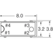 Кварц MC-306 Epson 32.768Khz 12.5PF JJP SMD кристал поверхневого монтажу (3.8 х 8 mm) 4-P ніжки кварцовий р 4679 фото 3