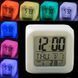 Часы будильник LED переливающиеся 7 цветов Glowing Led Color Change Digital Alarm Clock 845 фото 2