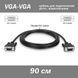 Кабель VGA (папа) - VGA (папа) 0.9 м подключение монитора 1087-2 фото 1