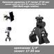 Кріплення тримач 1/4" (для діаметра 17-35 мм) затискач краб для SLR DV камер GoPro Hero фотоапаратів та ін техніки (360 Multi-angl 4978-2 фото 1