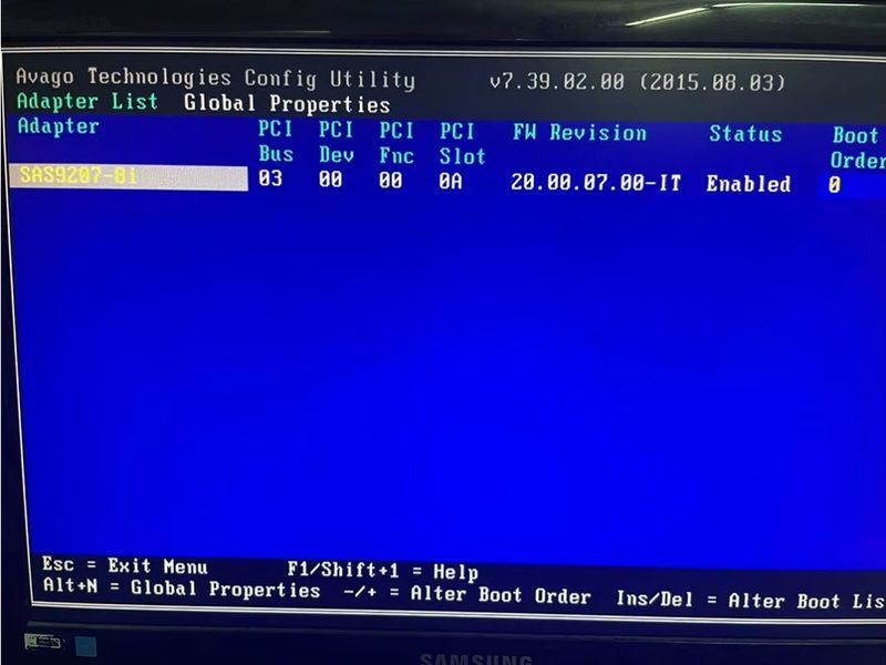 RAID SAS/SATA/SSD контроллер LSI 9207-8i 6Gbs HBA P20 IT Mode For ZFS FreeNAS unRAID Controller Card Expander 8030 фото
