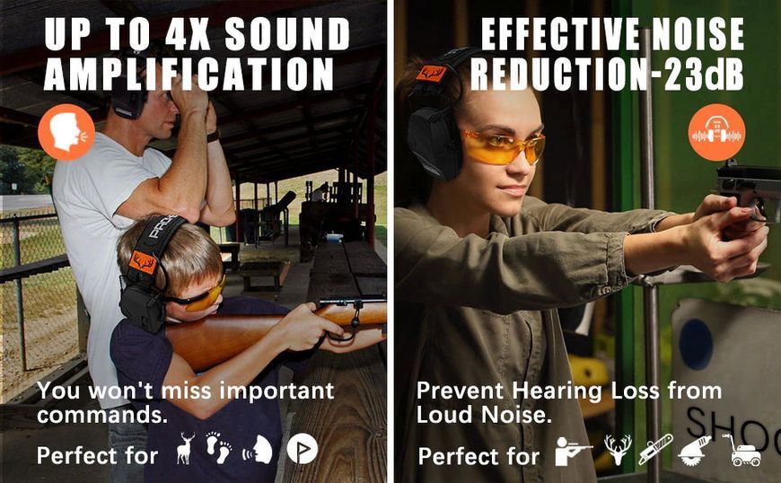 Наушники тактические ZOHAN PROHEAR Machete 066 Black (EM026)  Ear Protection Electronic Hearing Protection Sparta Active Protector  Наушники с активным шумодавом Zohan PROHEAR Machete 066 Black предназначены для автоматического блокирования звука с уровне 6667 фото